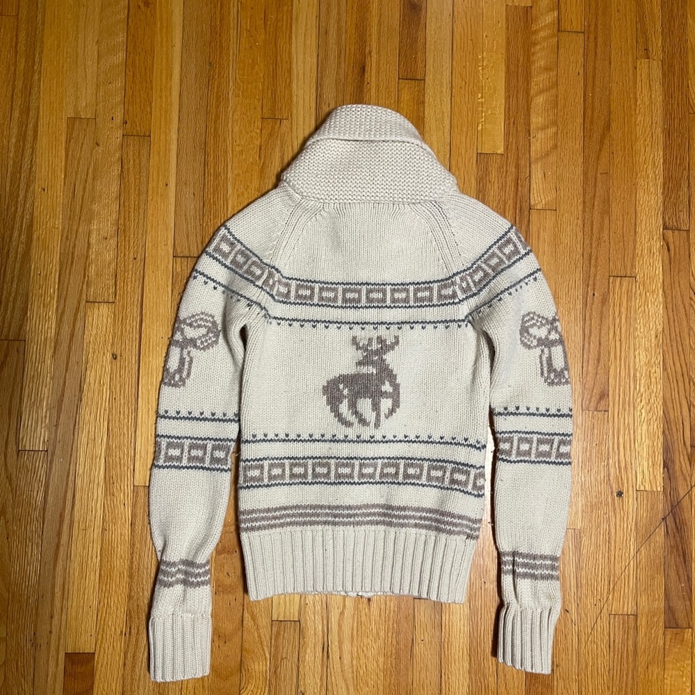 TNA Beige and Taupe Hooded Cardigan - Picture 4 of 4